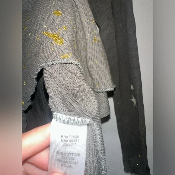 Chaser Gray Star Long Sleeve Tee - Picture 8 of 8